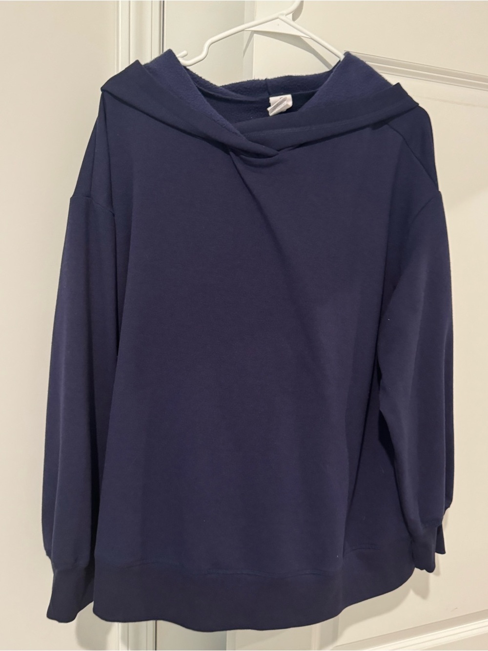 Livi Active Navy Hooded Pullover Sweatshirt